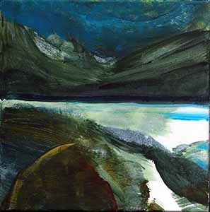 Landschaft 3, Acryl aufLeinwand